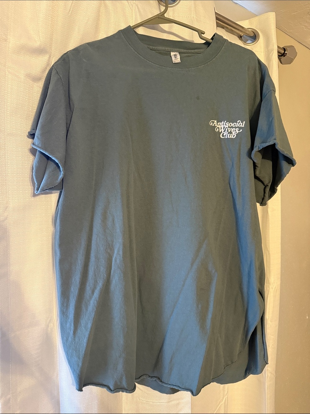 Green Crew Neck T‑Shirt